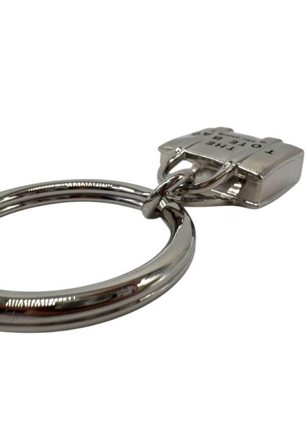 MAR JACOBS - KEYCHAIN SILVER TOTE BAG - Image 3